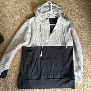Nursing Queen Black and Gray Sweater